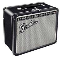 Fender Black Tolex Metal Lunchbox
