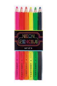 Neon Pencil Set - Set of 6