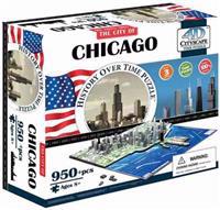 4d Cityscape Chicago History Time