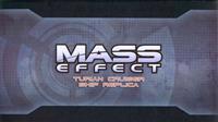 Mass Effect Turian Cruiser Ship Replica