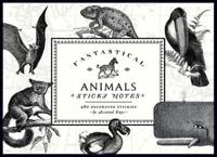 Vintage Prints Fantastical Animals Sticky Notes