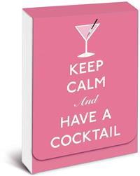 Keep Calm and Have a Cocktail Purse Notes