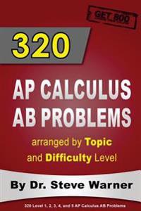 320 AP Calculus AB Problems Arranged by Topic and Difficulty Level