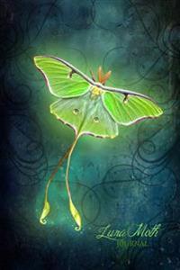 Luna Moth Journal: (Notebook, Diary, Blank Book) Butterfly 6x9