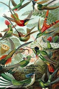 Ernst Haeckel Trochilidae Hummingbirds 100 Page Lined Journal: Blank 100 Page Lined Journal for Your Thoughts, Ideas, and Inspiration