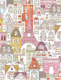 Cityscape Paris Purse Notes
