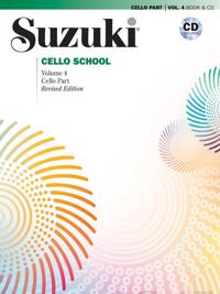 Suzuki cello school book/cd kombo vol 4