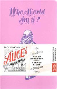 Who in the World Moleskine Alice's Adventures in Wonderland Notebook