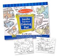 Jumbo Coloring Pad - Blue