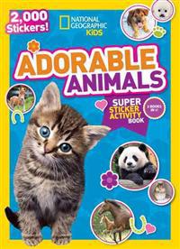 National Geographic Kids Adorable Animals Super Sticker Activity Book: 2,000 Stickers!