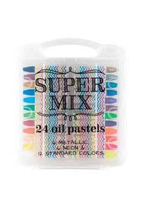 Super Mix Oil Pastels - Set of 24