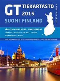 GT tiekartasto Suomi 2015 1:100 000/ 1:200 000/1:250 000