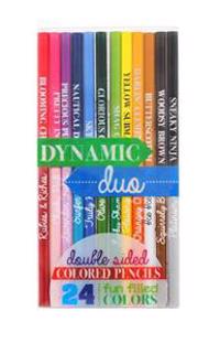 Dynamic Duo Colored Pencils - Set of 12