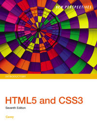 New Perspectives on HTML5 and CSS3