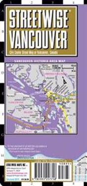 Streetwise Vancouver Map - Laminated City Center Street Map of Vancouver, Canada: Folding Pocket Size Travel Map