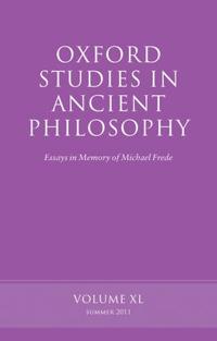 Oxford Studies in Ancient Philosophy