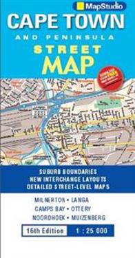 Cape Town  and Peninsula 1 : 25 000 Street Map