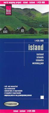 Reise Know-How Landkarte Island  1 : 425.000
