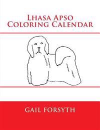 Lhasa Apso Coloring Calendar