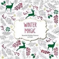 Winter Magic: Beautiful Holiday Patterns Coloring Book for Adults