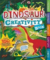 The Dinosaur Creativity Book: Games, Cut-Outs, Art Paper, Stickers, and Stencils