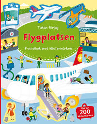 På flygplatsen: Pysselbok med klistermärken