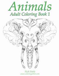 Animals Adult Coloring Book 1