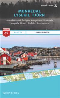 Outdoorkartan Munkedal Lysekil Tjörn : Blad 19 skala 1:50000