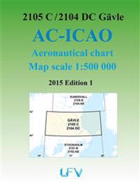 ACICAO 2105C/2104DC Gävle 2015 Flygkarta : 1:500000