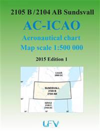 ACICAO 2105B/2104AB Sundsvall 2015 Flygkarta : 1:500000