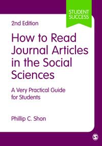 How to Read Journal Articles in the Social Sciences