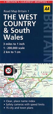 West Country & Wales Road Map