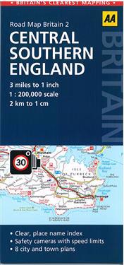 Central Southern England Road Map