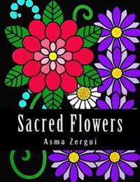 Sacred Flowers: Coloring Book for Adults