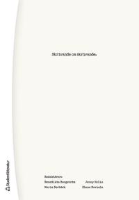 Skrivande om skrivande