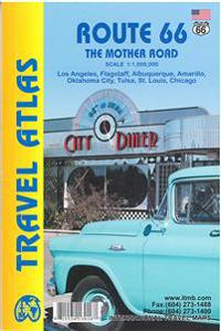 Route 66 Travel Atlas 1 : 1 840 000