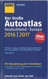 Großer ADAC AutoAtlas 2016/2017, Deutschland 1:300 000, Europa 1:750 000
