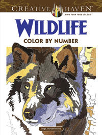 Creative Haven Wildlife Color by Number Coloring Book