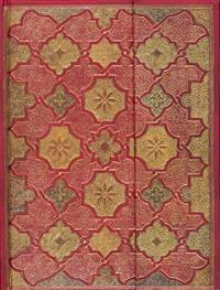 Journal Fold-Over Red Pointille