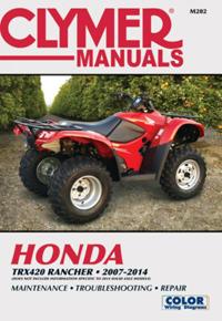 Clymer Manuals Honda TRX420 RANCHER 2007-2014