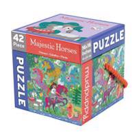 Majestic Horses 42 Piece Cube Puzzle