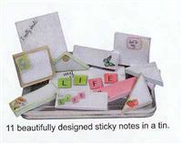 Collage Sticky Note Tin