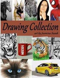 Drawing Collection Art by Jasmina Susak: Portfolio Book with Drawings by Artist Jasmina Susak, Graphite Pencil and Colored Pencil Drawings, People, Ce