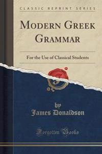Modern Greek Grammar