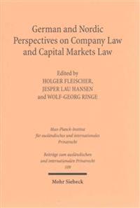 German and Nordic Perspectives on Company Law and Capital Markets Law
