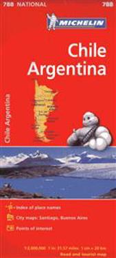Michelin Chile/Argentina National Map