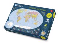 Världen - Familjens stora pussel - 1500 bitar