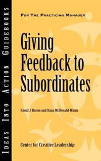 Giving Feedback to Subordinates