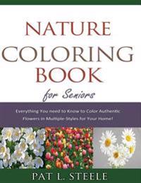 Nature Coloring Book for Seniors