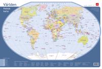 Världen - Skrivbordsunderlägg med politisk världskarta
